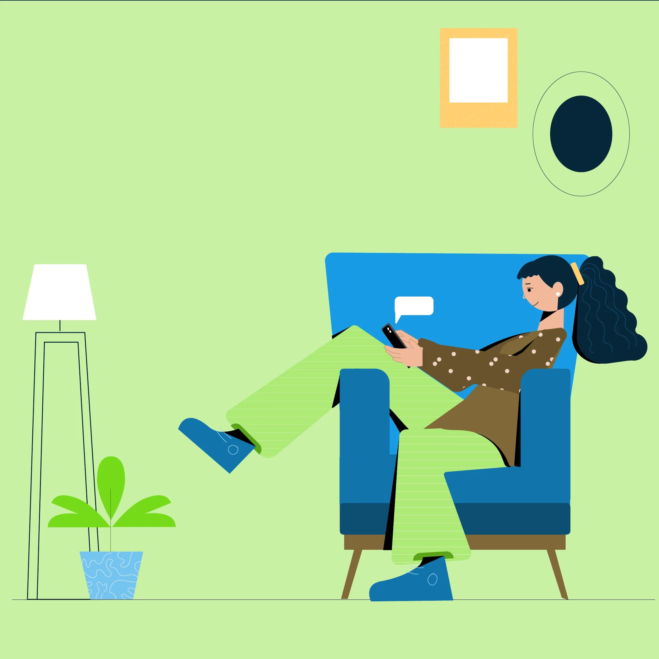 Homeowner comparing do-it-yourself and professional house cleaning