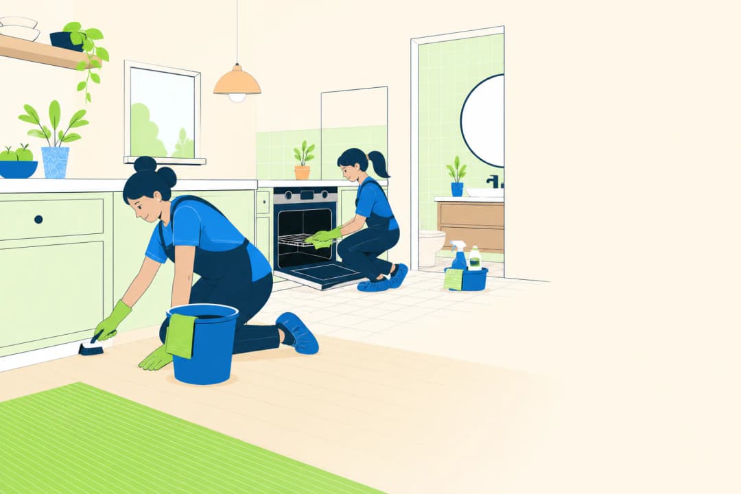 Deep cleaning for accumulated household detail