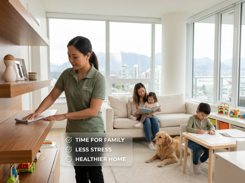 professional cleaners for families Vancouver