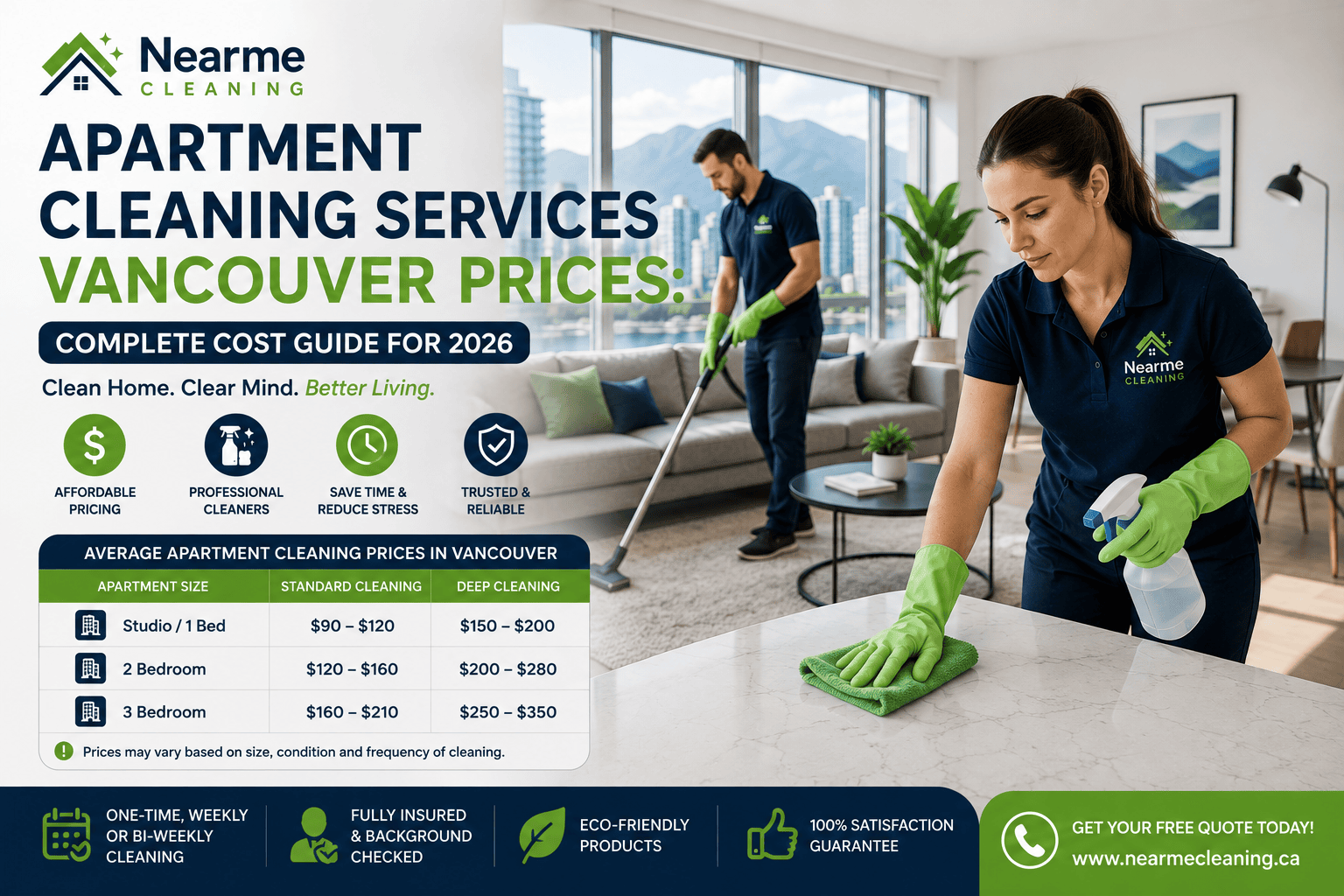 apartment cleaning services in Vancouver