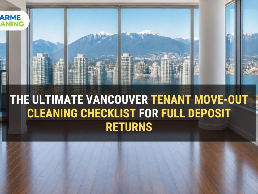 vancouver tenant move out cleaning checklist